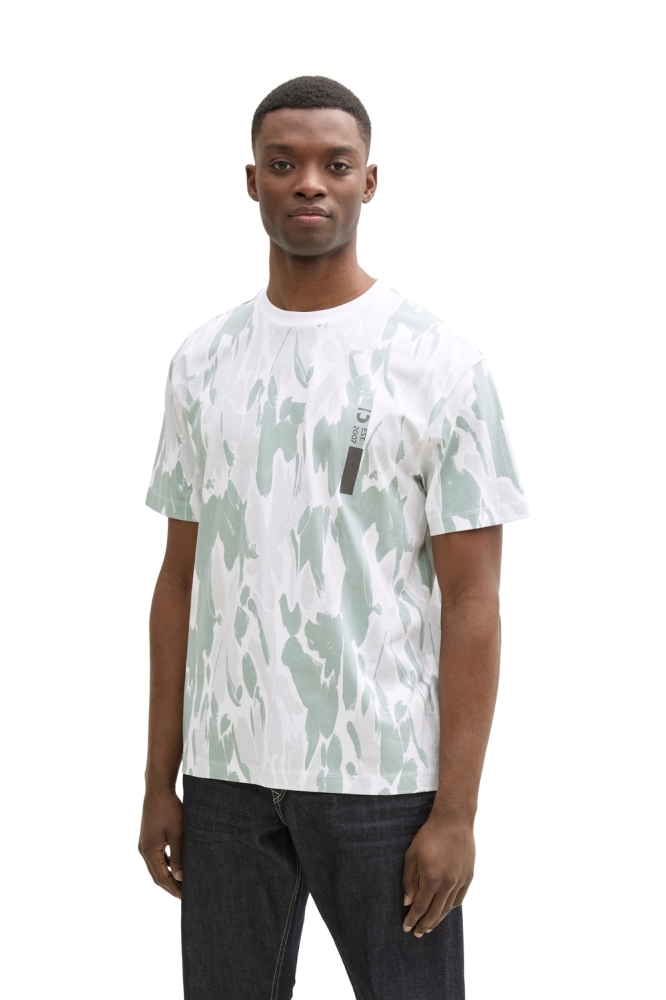 RELAXED T SHIRT MET ALLOVER PRINT 1046115XX12 38021